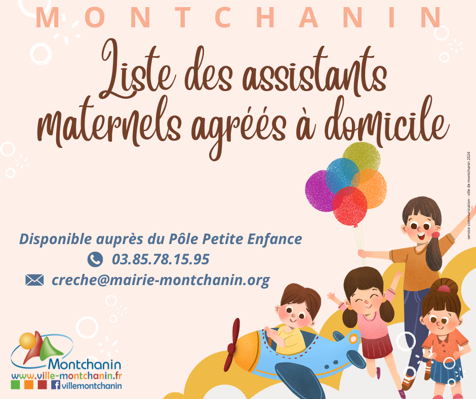 liste assistants maternels agréés montchanin 2024