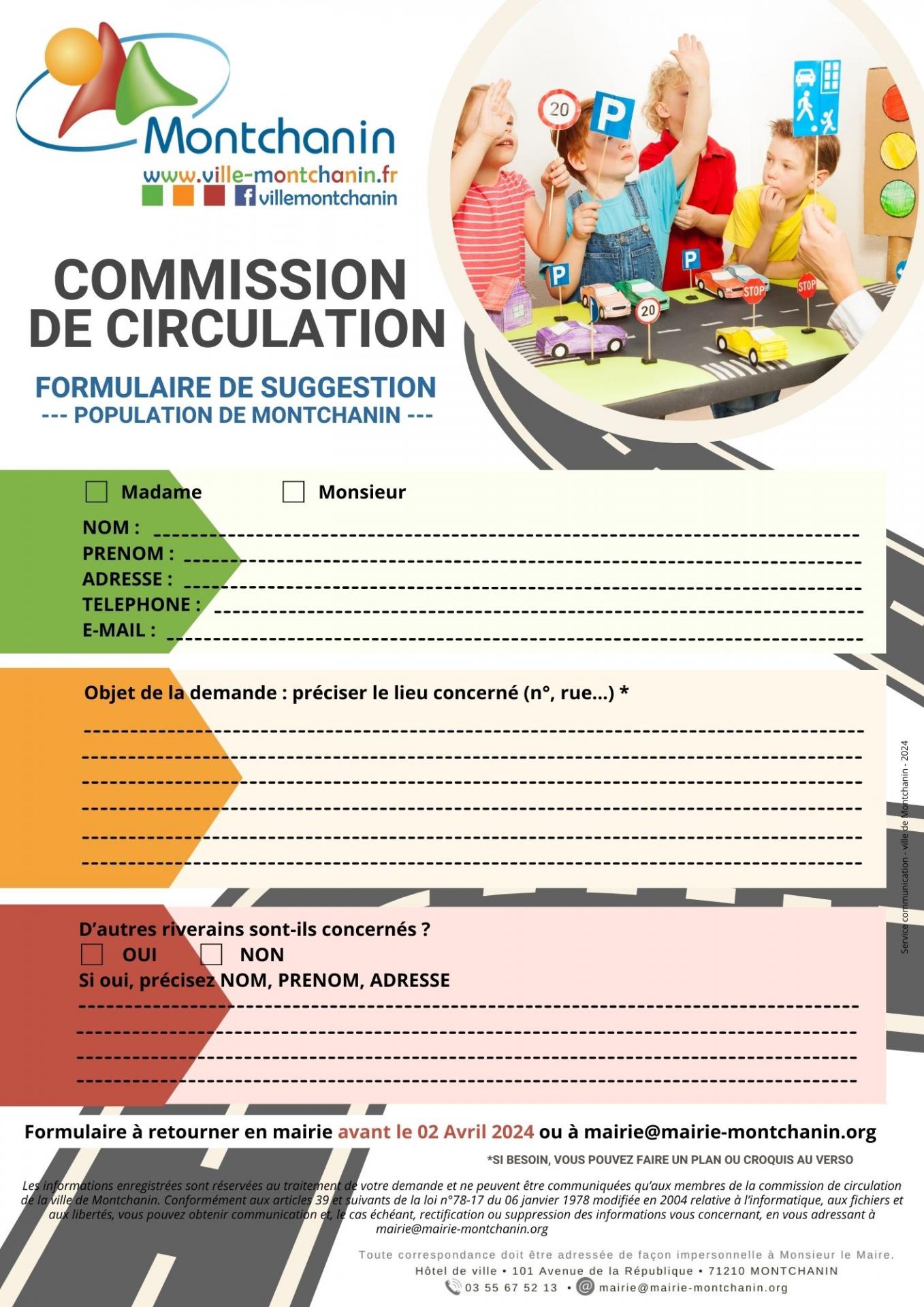 commission sécurité routière montchanin 2024